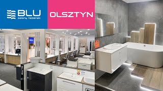 Salon łazienek BLU w Olsztynie  ekspozycja 1100m2 wyposażenia łazienek  Łazienka płytki ceramika [upl. by Ertha213]