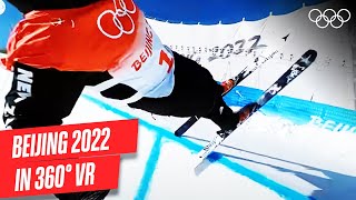 Experience Olympic halfpipe in 360° VR [upl. by Akinert]