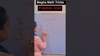 Fraction trick 👌✅️ fraction trending tricks viral shorts ytshorts useful important [upl. by Onej]