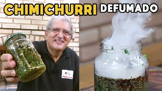 Como Fazer Chimichurri Defumado Molho Chimichurri  Tv Churrasco [upl. by Ytsim]