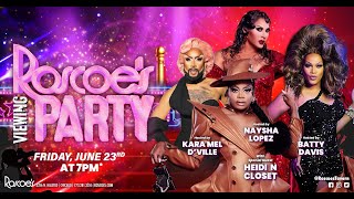 Heidi N Closet  Roscoes RuPauls Drag Race All Stars 8 Viewing Party [upl. by Nilak784]