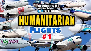 ✈👉VUELOS HUMANITARIOS 1️⃣ ▶ Guatemala  Aeropuerto La Aurora [upl. by Rosabella669]