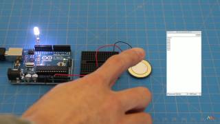 Arduino Examples  Knock Piezo Sesnor [upl. by Schweiker661]