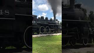 Steam Engine 148 Owned By US Sugar Corp train steamlocomotive shorts [upl. by Annaoi]