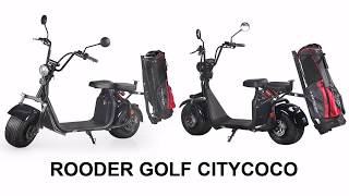 citycoco golf harley electric scooter from Rooder 5 styles golf city coco factory [upl. by Kimitri]