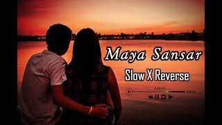 Maya Sansar ll New Slow X reverse X lofi song ll Najir Husen  Shilpa Maskey [upl. by Talmud393]