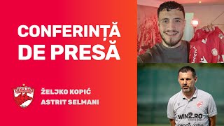 Conferință de presă Dinamo » Željko Kopić și Astrit Selmani prefațează partida cu Sepsi [upl. by Desmond]