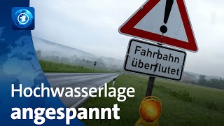 Unwetter So entwickeln sich Regen Hochwasser und Überschwemmungen [upl. by Haletky]