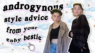 androgynous style advice for dummies ✨😈 [upl. by Htabazile]