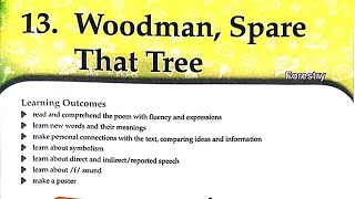 woodman spare that tree poem explanation in hindi of class 6 ace with aster English reader [upl. by Gardie685]