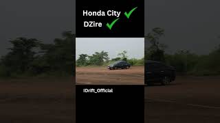 Honda City and Maruti Dzire different segment drift hondacity honda marutisuzuki [upl. by Artenahs]