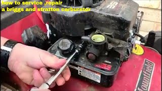 how to service repair a briggs and stratton carburetor [upl. by Winter]