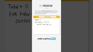 How to find the average in pseudocode [upl. by Retswerb]