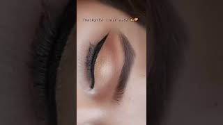 liner for bigner easy liner hack lyrics trendingshorts eyemakeup makeupartist eyebrows liner [upl. by Assert]