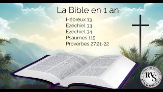 Bible en 1 an  Aujourdhui Samedi 16 novembre [upl. by Rosmunda]