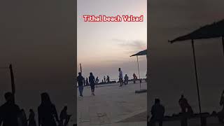 Tithal beach Valsad Girish Khadayata satisfying vlogs viralvideo ytshorts shortsfeed [upl. by Akemahc]