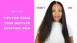 HOW TO USE YOUR ROTATING IRON l InStyler [upl. by Asuncion814]