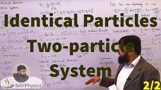 L432 Identical particles Twoparticle systems [upl. by Alicirp]