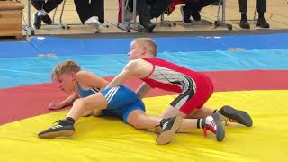 Wrestling  Ringen 47 H Wittwer Gedenkturnier Jugend C 38 kg Freestyle Kühne  Fleck [upl. by Lucienne]