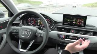 Audi active lane assist w nowym A4 w praktyce [upl. by Cates]