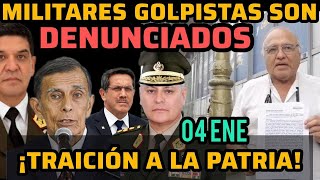 MILITARES AL SERVICIO DE DINA SON DENUNCIADOS POR CONSPIRACIÓN CONTRA EL PRESIDENTE CASTILLO 04 ENE [upl. by Aimik356]