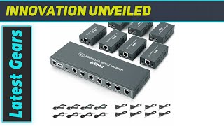 GREATHTEK 7 Port HDMI Extender Splitter Over CAT6CAT7  Best HDMI Solution for MultiScreen [upl. by Nedyarb]