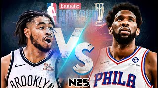 76ERS and NETS The Emirates Cup Showdown of NBA 2K25 [upl. by Anelas]