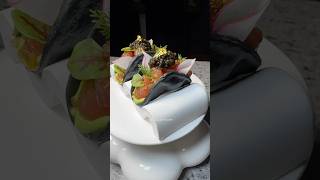 Yellowfin Tuna Tartare in a Nero Taco Amuse  Full Recipe on Gronda Pro [upl. by Haididej]