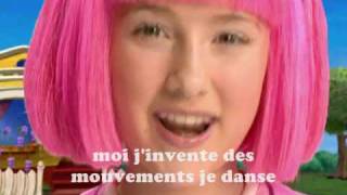 Lazy Town Bing bang french singalong HQ [upl. by Fairfax]