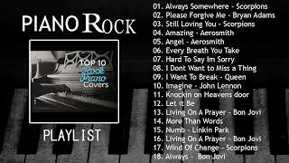 Piano Classic Rock Scorpions The Cranberries  Relaxing Piano Classic Rock Songs 70s 80s 90s [upl. by Yrreb]