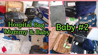 Packing My Hospital Bag amp Baby Bag   Baby 2 [upl. by Onivag]