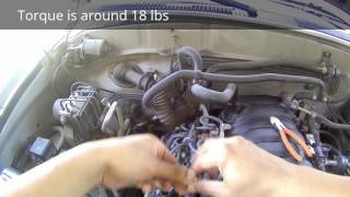 How to install Coolant Sensor on 20052006 SequoiaTundra 4Runner V8 Lexus GX470 [upl. by Anina]