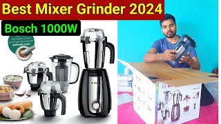 Bosch 1000 watt mixer grinder 2024  Best mixer grinder for home  unboxing mixer grinder [upl. by Sweatt94]