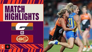 GWS Giants v Gold Coast Suns Highlights  Week Three 2024  AFLW [upl. by Benito]