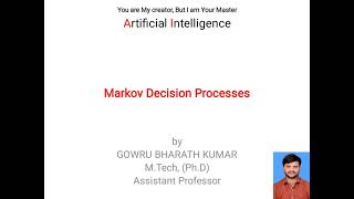 Markov Decision Processes in Artificial Intelligence [upl. by Harima941]