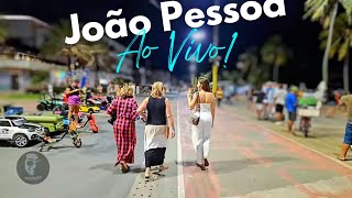 Caminhada na Orla  João Pessoa ao Vivo  Brasil [upl. by Vary]