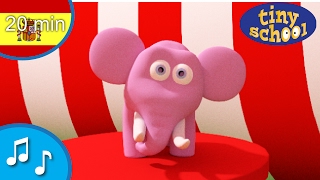 Un Elefante Se Balanceaba cancíon infantil  Tinyschool Español [upl. by Avner]