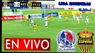 Olímpia Vs real espana en vivo liga nacional Honduras Jornada 14 clausura [upl. by Annoel]