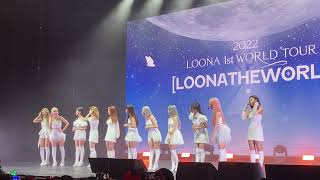 LOONA 이달의 소녀  Opening Ment  20220801 Los Angeles CA  1st World Tour LOONATHEWORLD  4K [upl. by Houser]