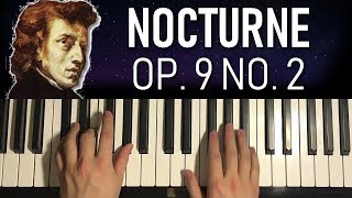 Chopin  Nocturne Op9 No2 Piano Tutorial Lesson [upl. by Annoek]