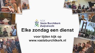 Vaste Burchtkerk Live Stream  17 November om 0930 [upl. by Irpak]