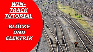 7WinTrack Tutorial Gleisplan Software Modelleisenbahn Blöcke und Elektrik [upl. by Amelie]