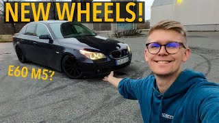 Finally Bought New Wheels for my BMW E60 525d DailyDrifter Ep 3 [upl. by Aylsworth]