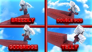 Bedwars but if I die I switch to a different bridge method [upl. by Gradey423]