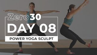 30Minute FULL BODY Yoga Workout No Equipment  Zero30 Day 8 [upl. by Rufina418]