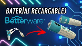 Baterías RECARGABLES BETTERWARE  better baterías betterware tecnologia videojuegos [upl. by Kentiggerma213]