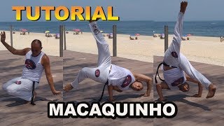 Capoeira Tutorial13 Macaquinho  Carneirinho  Macaco na queda de rins  Macaco quebrado [upl. by Airrehs899]