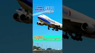 China Airlines Cargo Flight✈️  Dallas To Anchorage shorts [upl. by Gaige]