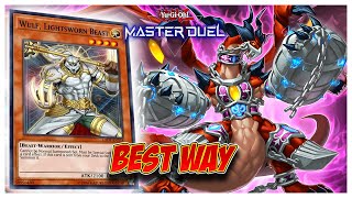 This Is The True Best Way To Play Lightsworn  YuGiOh Master Duel [upl. by Sarah]