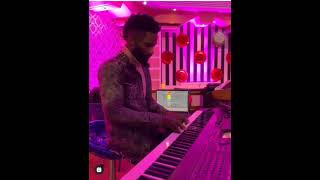 Charlie Keys playing bobolebobo with James mireku pentecostal scales on Keyboard [upl. by Aihset]